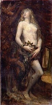 George Frederic Watts Painting - The Temptation of Eve symbolist George Frederic Watts